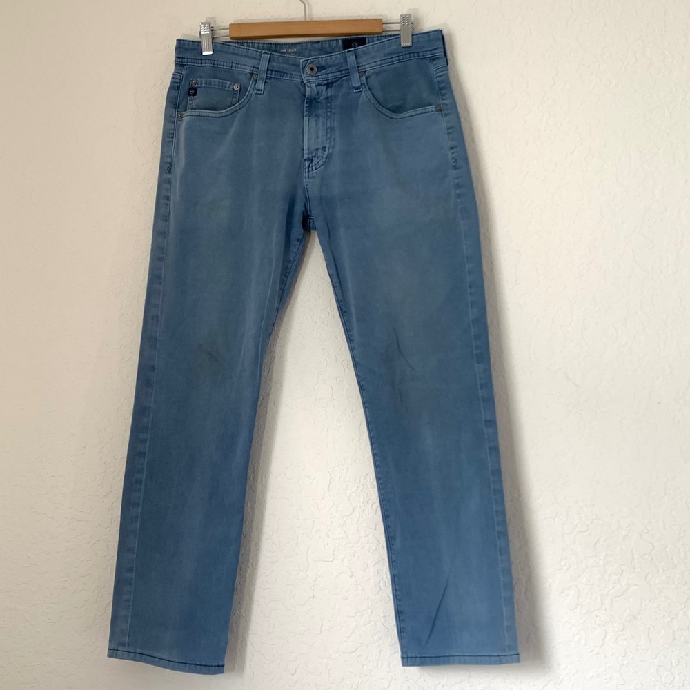 AG Adriano Goldschmied The Tellis Pant Men 32x28* Blue Modern Slim Designer Work